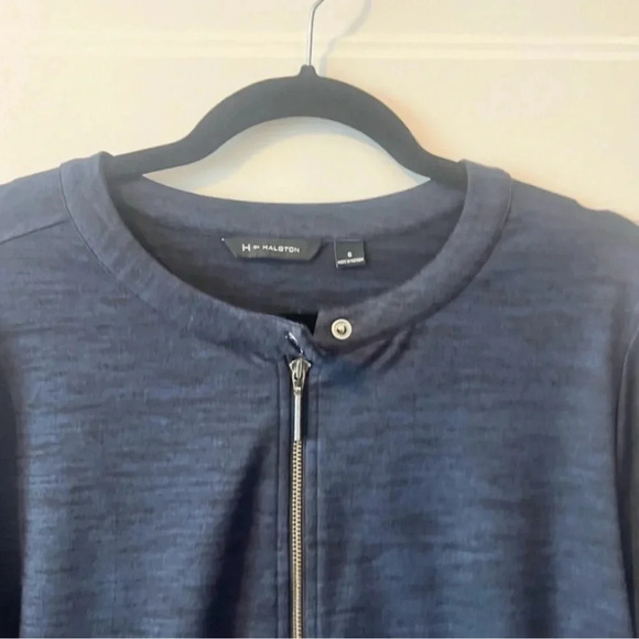 H by Halston Navy Zip-up Jacket - Picture 2 of 4